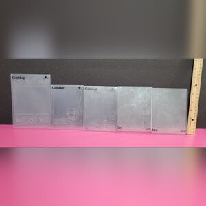 Cuttlebug Sizzix Embossing Folders Set Of 5 (0385)